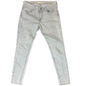 Levi's 710 Super‎ Skinny Striped Jeans Women's Size 30 Denim Pants